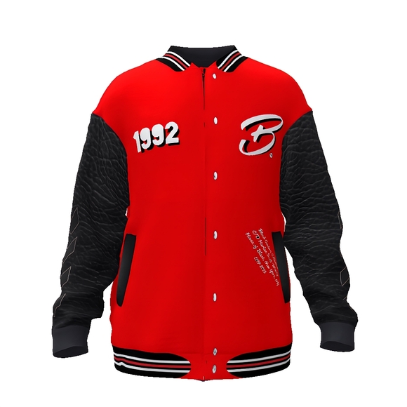 BLAK LABEL KOUTURE x Princess Diana Varsity jacket x Harlan Scott - Picture 4 of 6